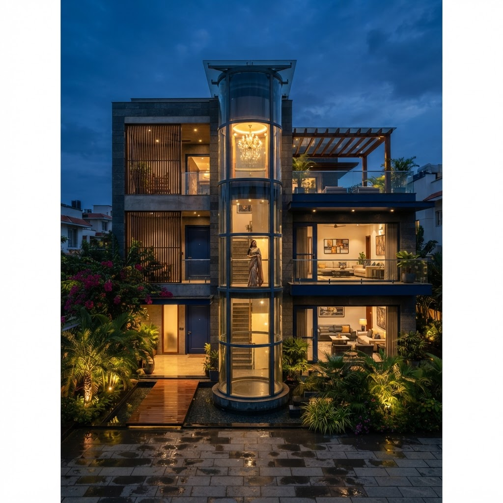 Villas elevator application
